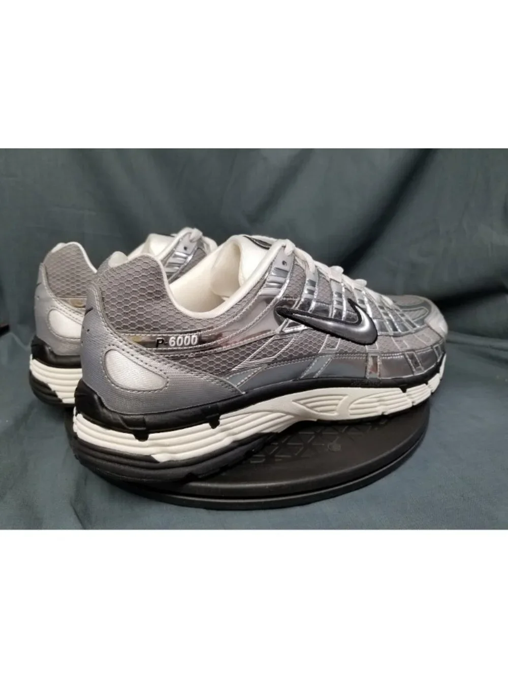 Nike P-6000 Sneakers Metallic Silver CN0149 001 Men's Size 12 NEW NO BOX!